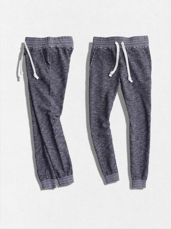 ブロークン加工スウェットパンツ