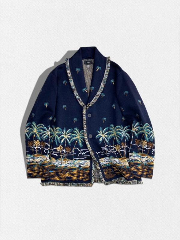 ウールニットカーディガン