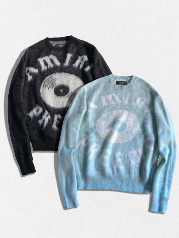 アルパカ混ウールモヘアニット