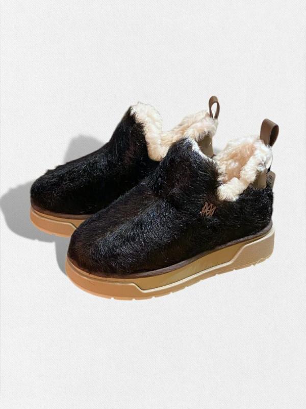 フェイクファー マリブアンクルブーツ