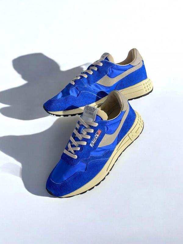 スウェードレザーコンビスニーカー