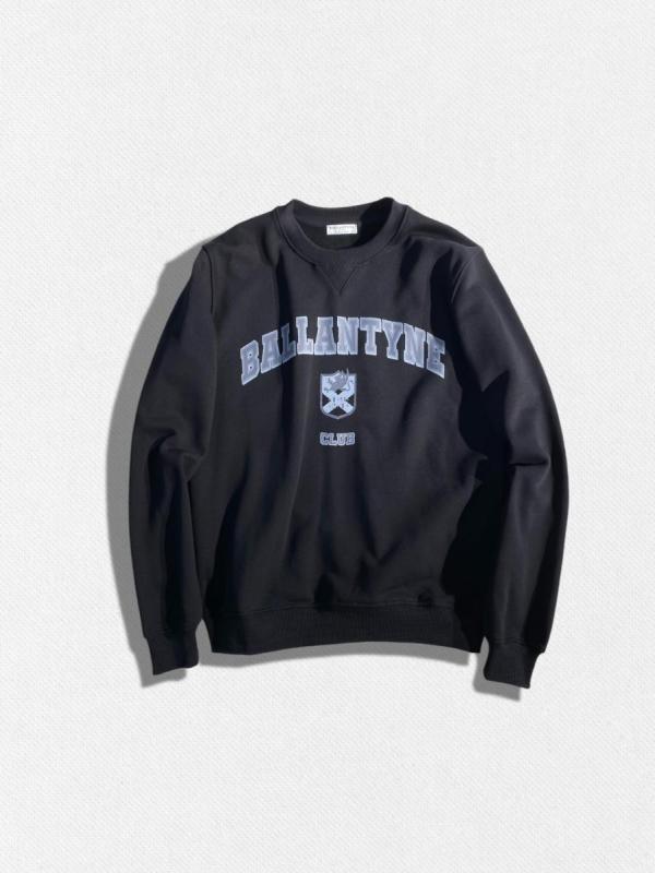 ロゴ入りスウェット裏起毛トレーナー