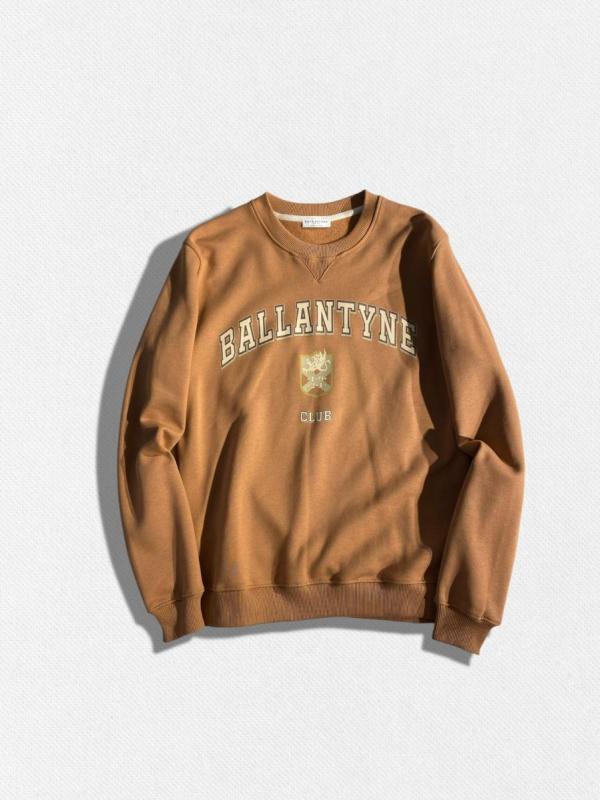 ロゴ入りスウェット裏起毛トレーナー