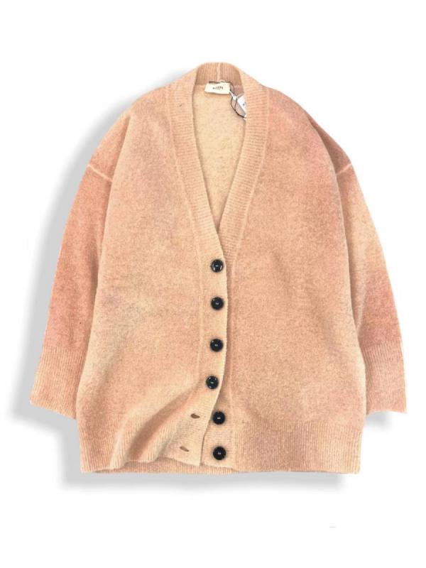 Vネックカーディガン