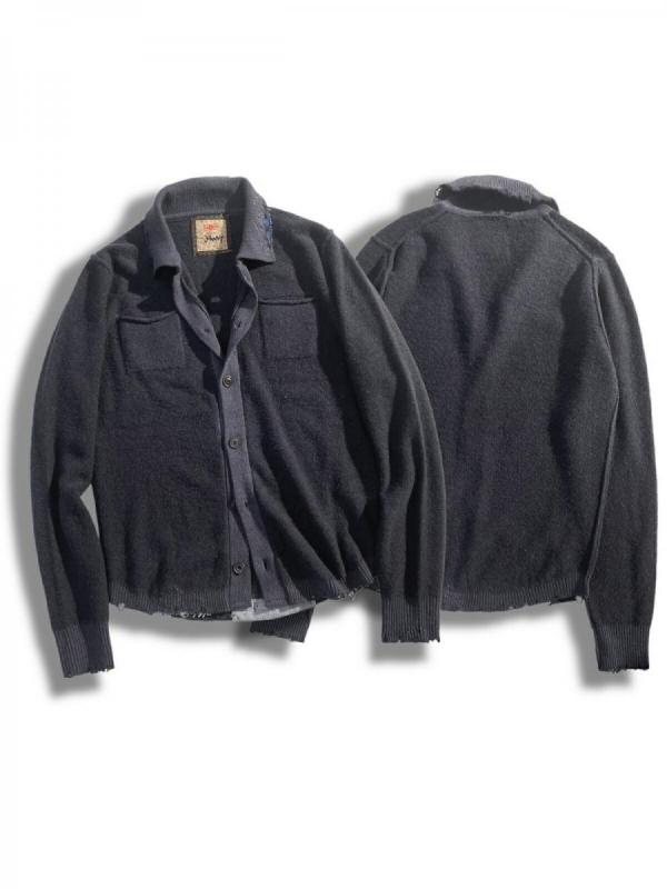 ニットブルゾン