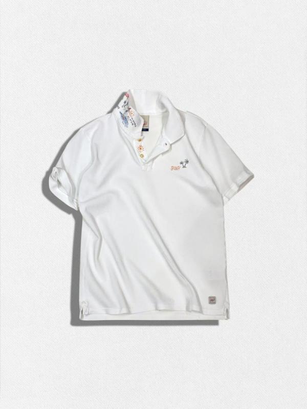 ハンドメイドペイントポロシャツ