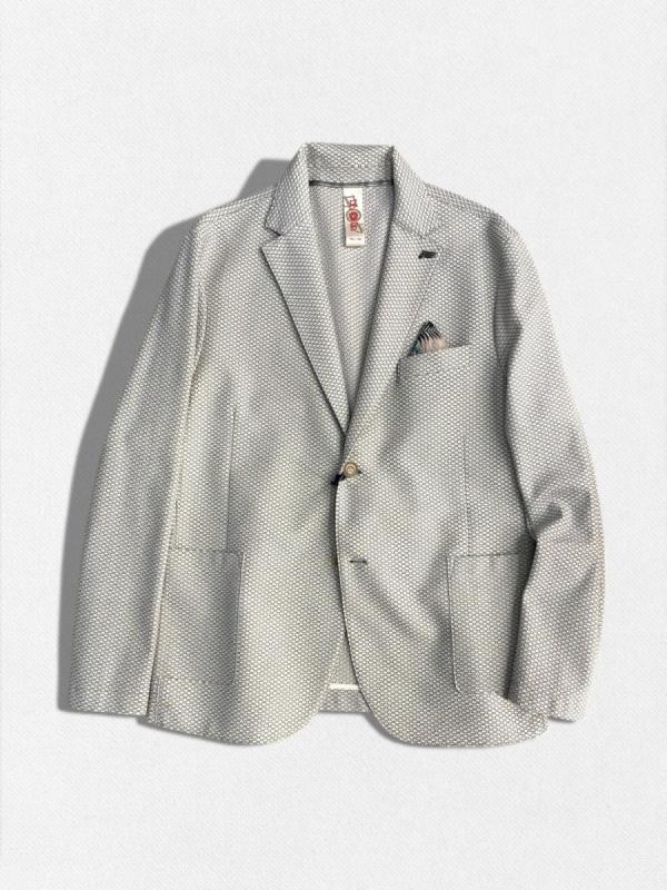 ニットジャージーテーラードジャケット