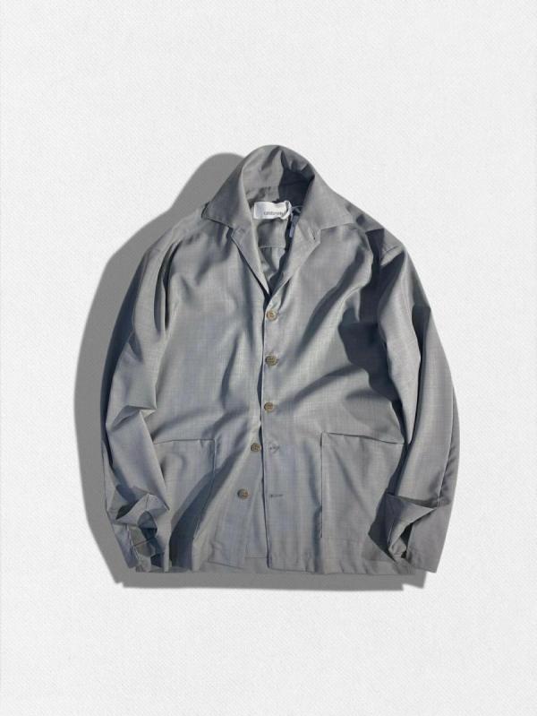 トロピカルウールシャツジャケット