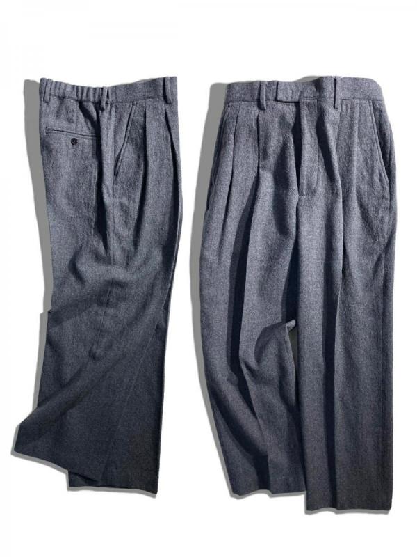 ウールワイドパンツ