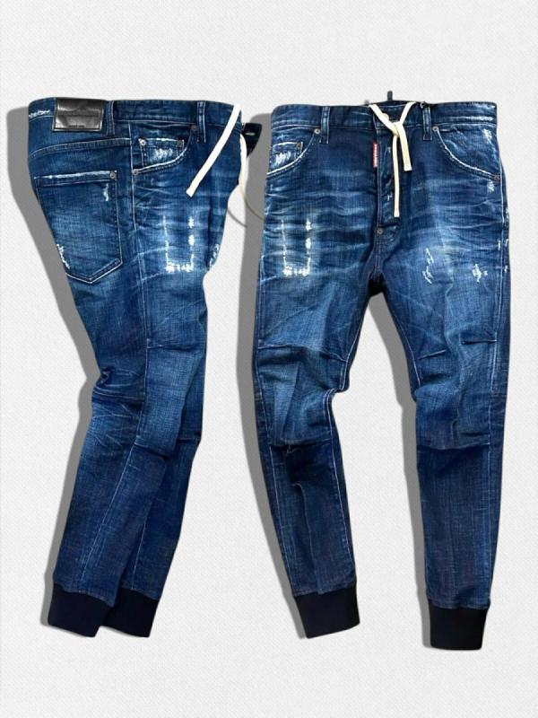 トラックデニムパンツ