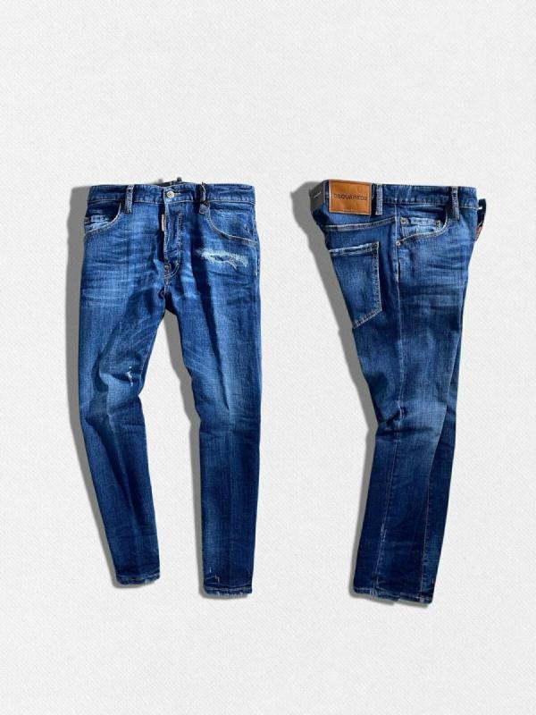 テーパードデニムパンツ