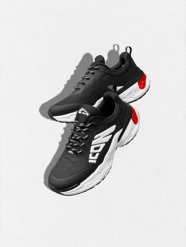 ニットコンビスニーカー