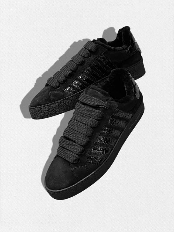 ラッパーズディライトカーフレザースニーカ...