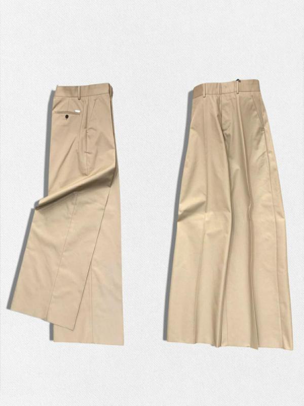 ワイドチノパンツ