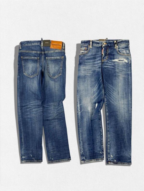 ウォッシュストレートデニム