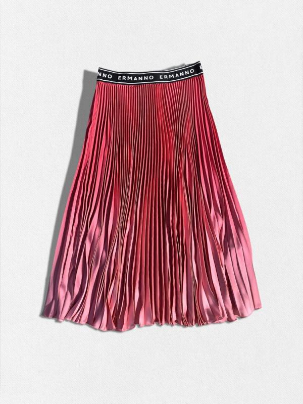 グラデーションプリーツスカート