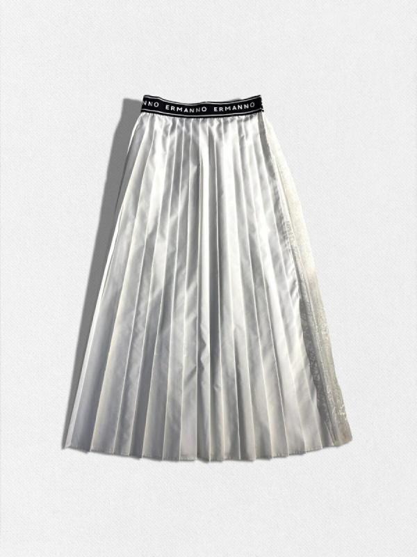 レースプリーツスカート