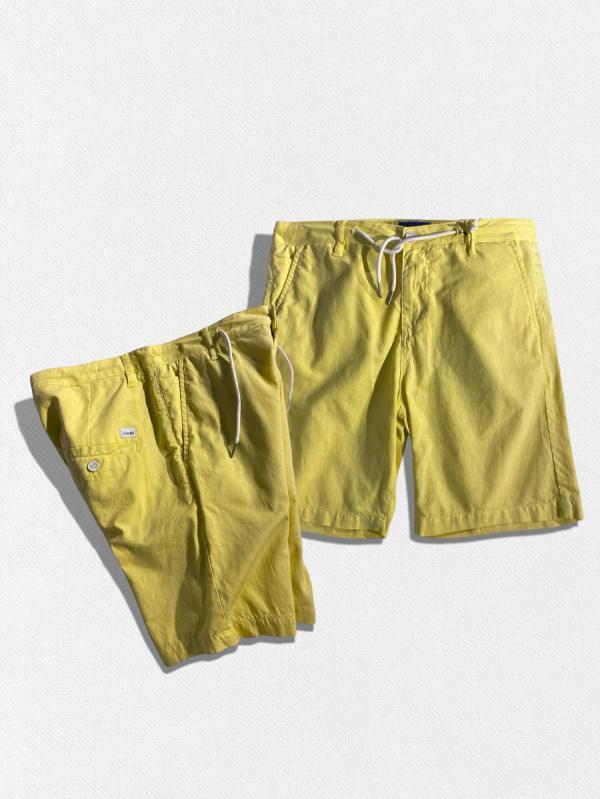 カラーリネンショーツ