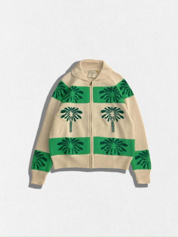 カウチンニットカーディガン