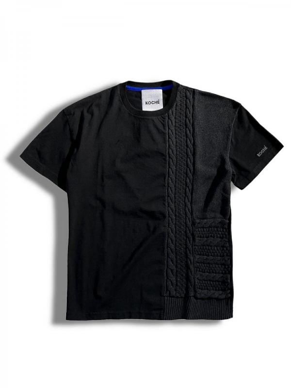 ニットドッキングTシャツ