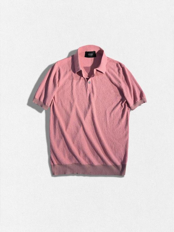 パイル地ポロシャツ