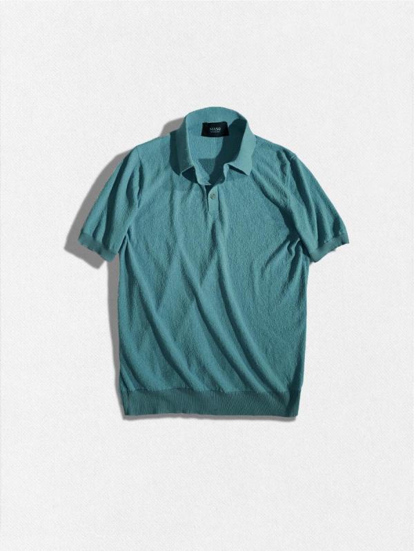 パイル地ポロシャツ