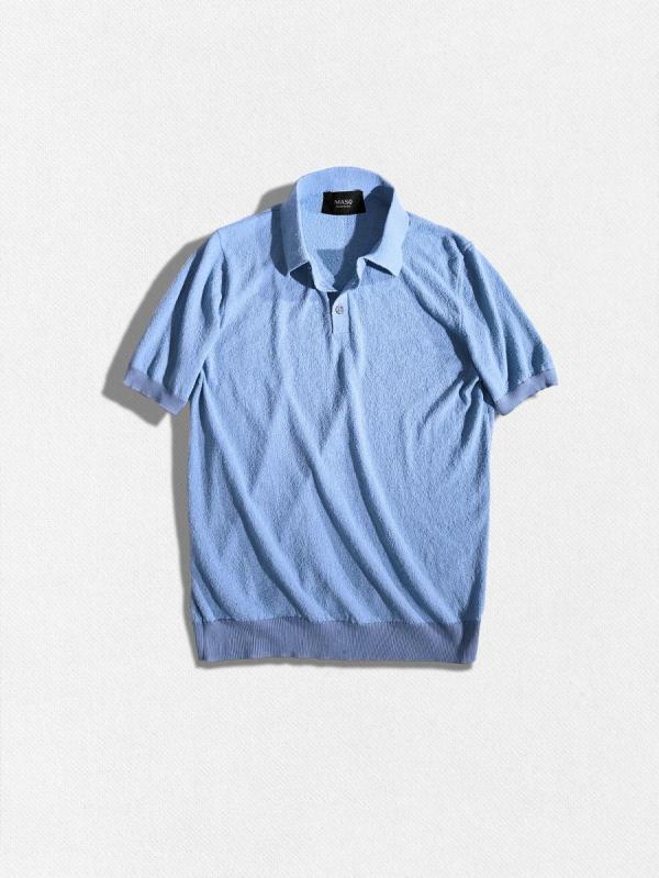 パイル地ポロシャツ