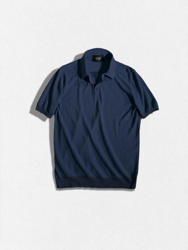 パイル地ポロシャツ