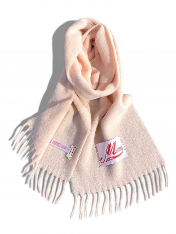 ブラッシュドアルパカ 大判マフラー