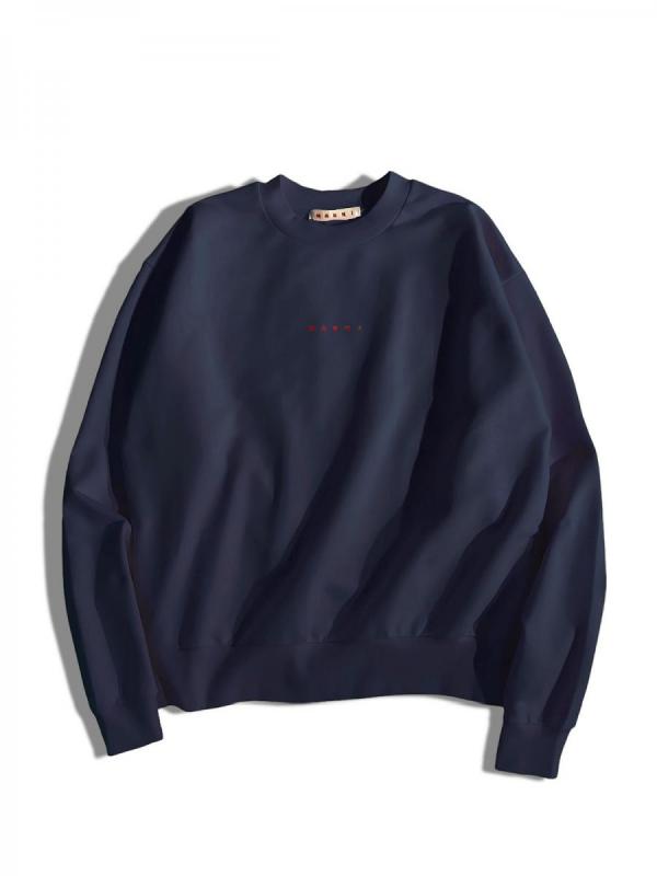 ロゴ入りクルーネックトレーナー