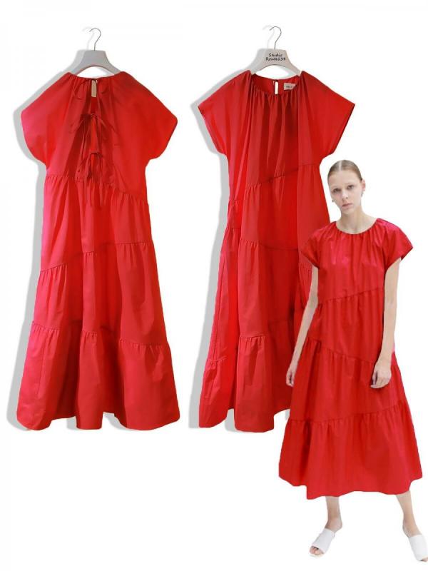 フレンチスリーブワンピース