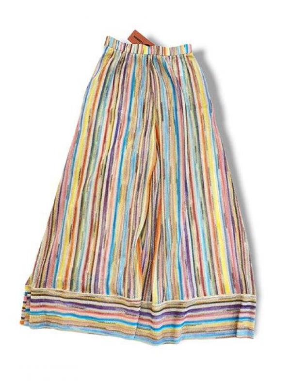 マルチカラーフレアパンツ