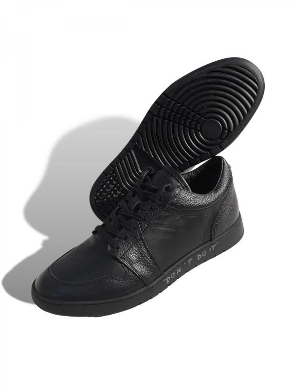 レザーコンビスニーカー