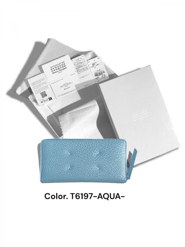 レザーラウンドジップロングウォレット