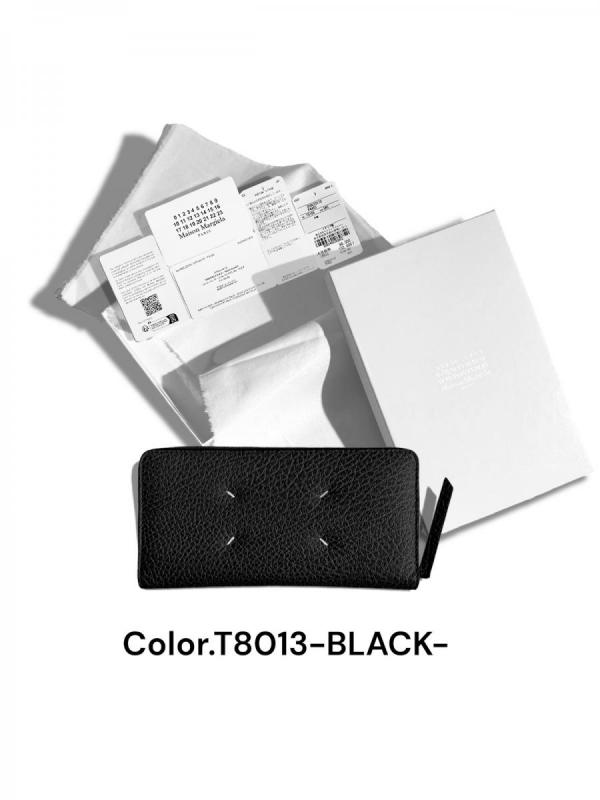 レザーラウンドジップロングウォレット