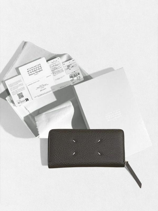 レザーラウンドジップロングウォレット