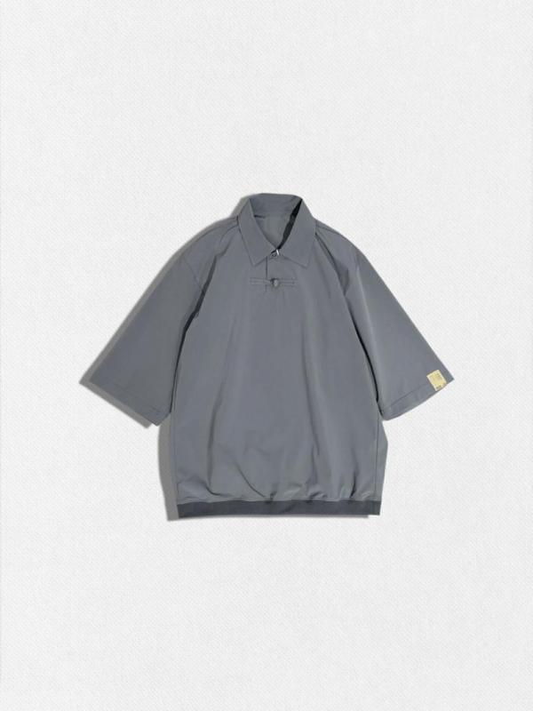 七分袖ポロシャツ