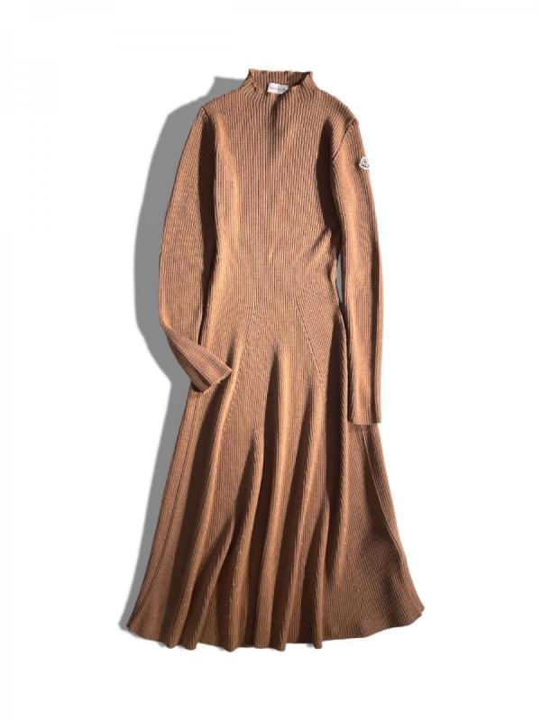 ウールニットワンピース