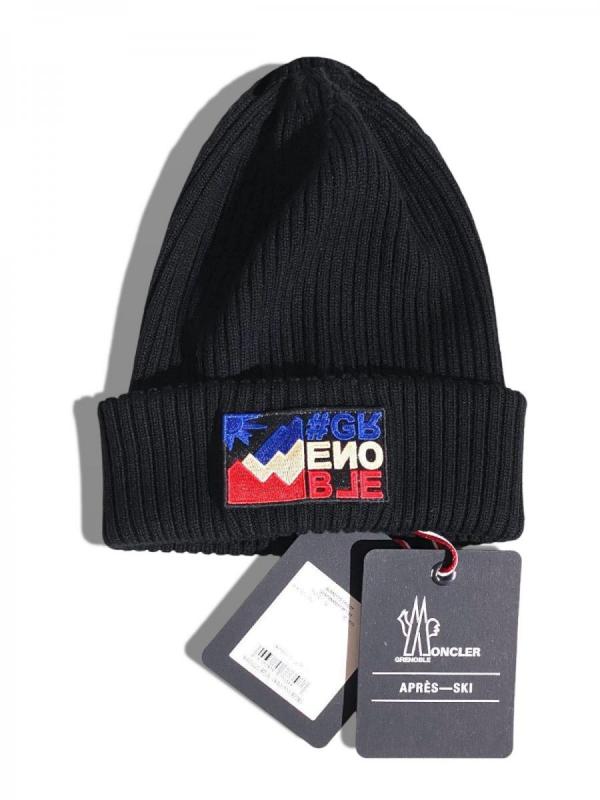 パロディロゴワッペン ウールニットキャッ...