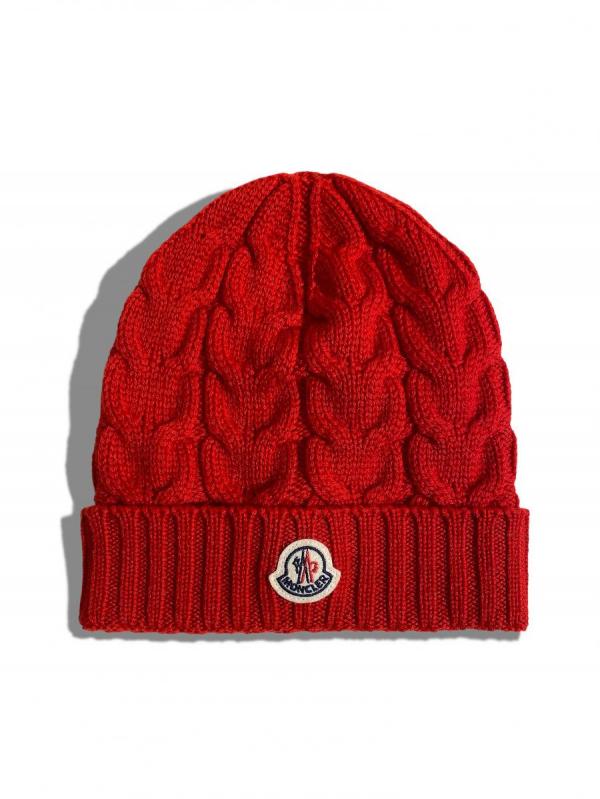 ロゴワッペン ウールニットキャップ