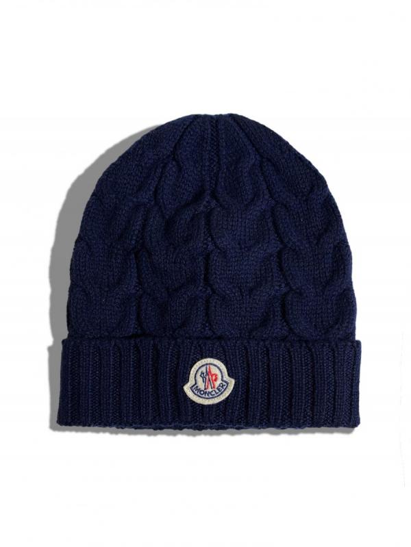 ロゴワッペン ウールニットキャップ