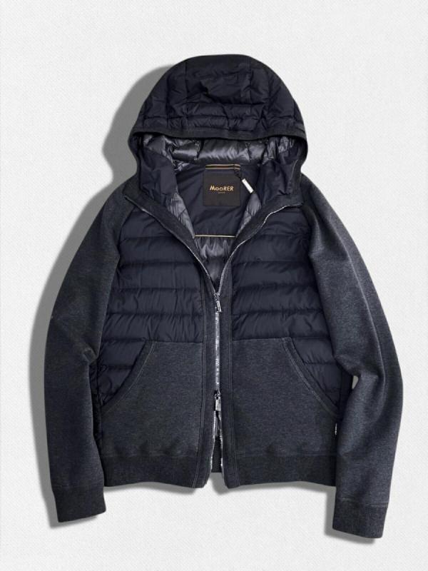 コンビネーションフーディーダウンパーカー