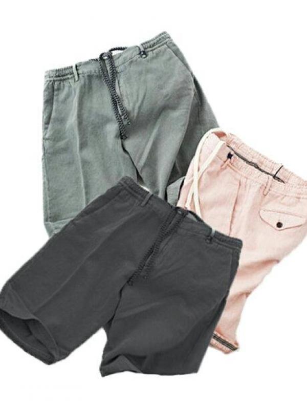 コットンリネンショーツ