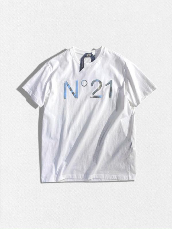 ロゴデザインクルーネックTシャツ