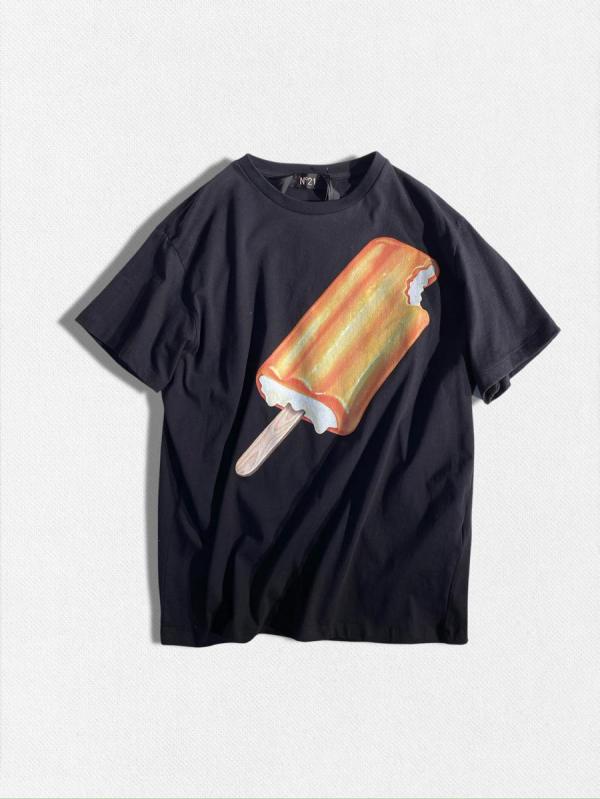 クルーネックTシャツ