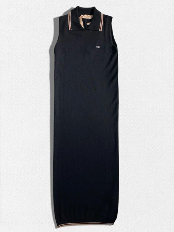 ポロニットノースリーブワンピース