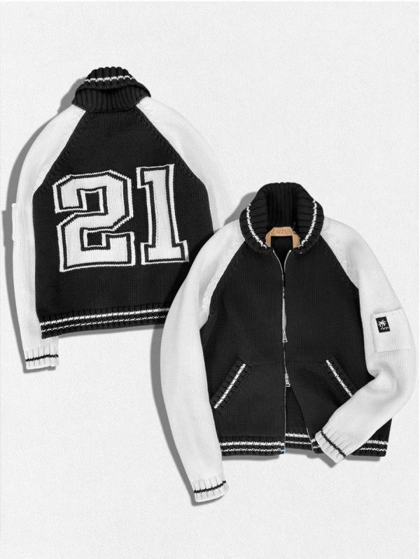 ニットボンバージャケット