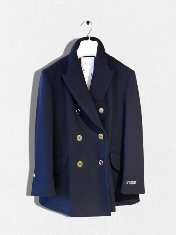 ダブルブレストウールジャケット