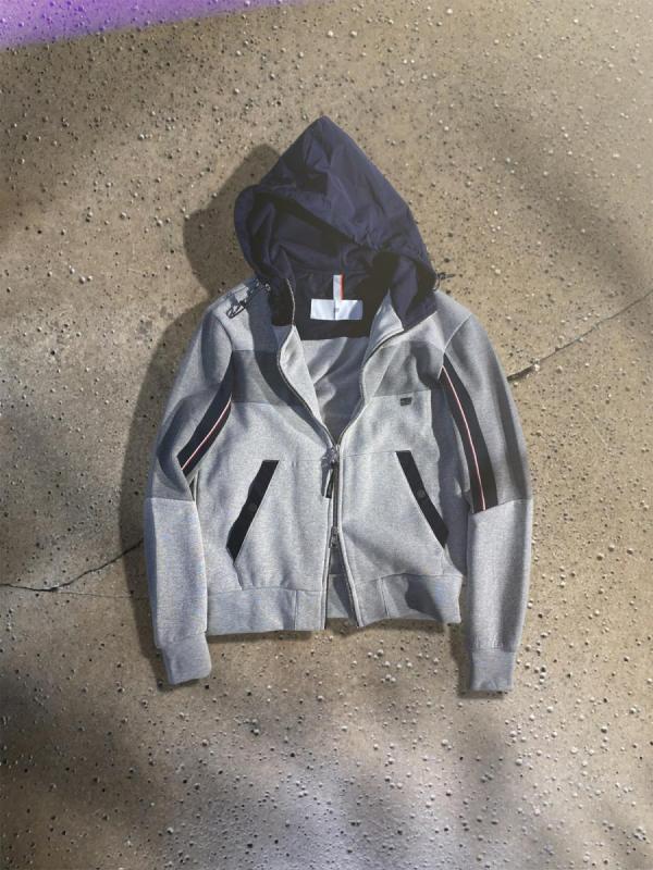 スウェットダブルジップパーカー