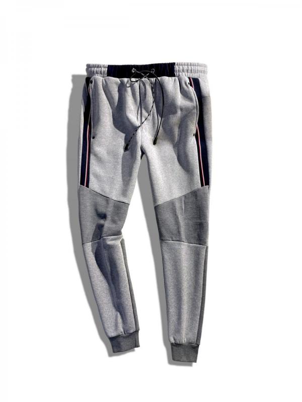 カラーリボンラインテーパードスウェットパ...